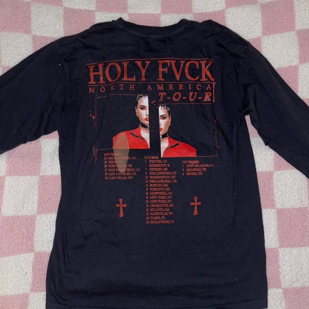 Demi Lovato Holy Fvck Tour Shirt